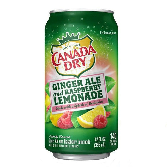 Canada Dry Ginger Ale Raspberry & Lemonade 12 fl.oz