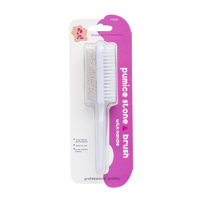 Pumice Stone & Brush w/Handle