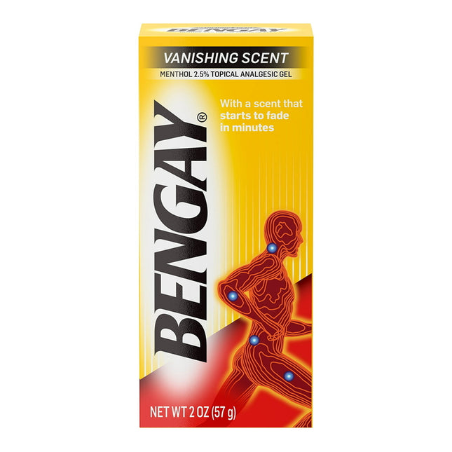 Bengay Vanishing Scent Non Greasy gel 2oz