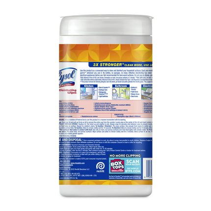 Lysol Disinfecting Wipes Mango 80ct