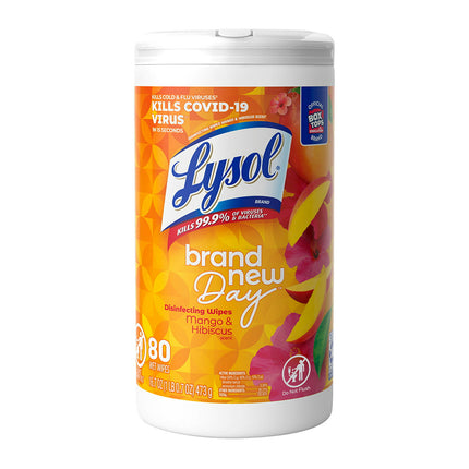 Lysol Disinfecting Wipes Mango 80ct