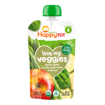 Happy Tot Veggies Veggie Pouch 4.22oz