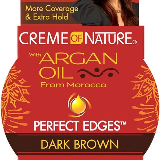 Creme Of Nature Perfect Edges Dark Brown 2.25oz
