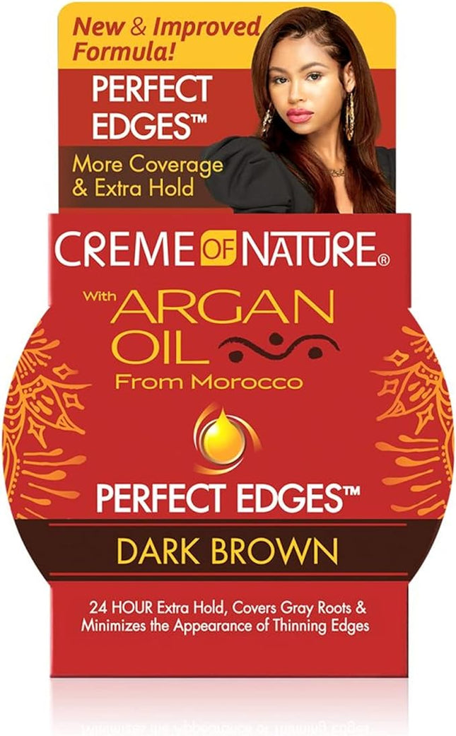 Creme Of Nature Perfect Edges Dark Brown 2.25oz