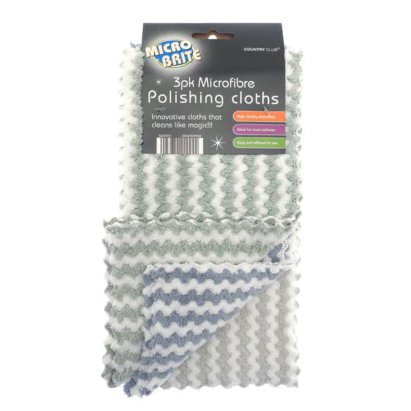 Micro Bite Polishing Cloth 3pk
