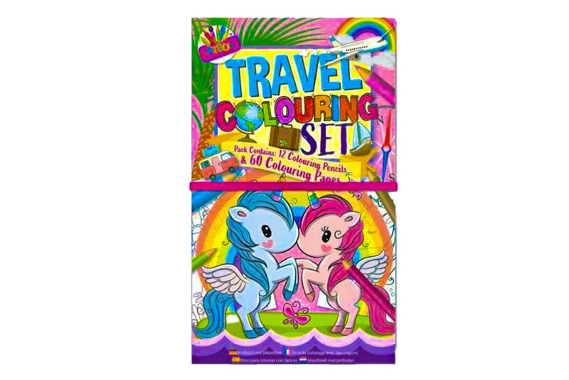 Artbox Unicorns & Mermaids Travel Colouring Set