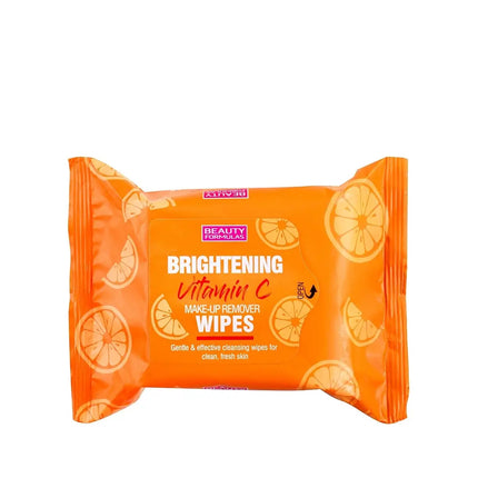 Vitamin C Brightening Biodegradable Makeup Remover Wipes 25pk