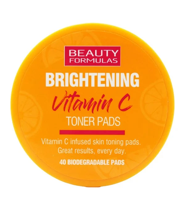 Beauty Formulas Vitamin C Brightening Toner Pads 40's