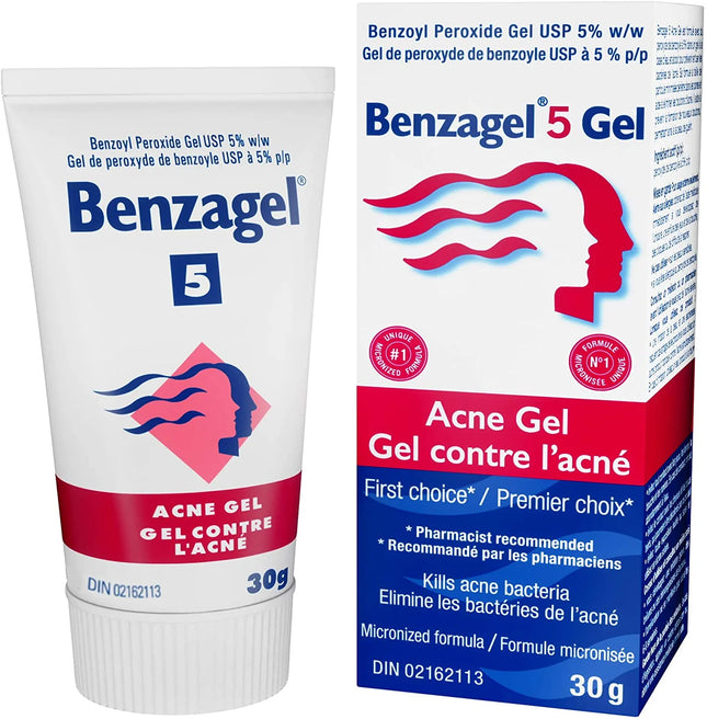 Benzagel benzoyl peroxide gel 5% 15g