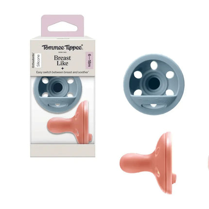 Tommee Tippee Breast Like Soother 6-18m 2pk