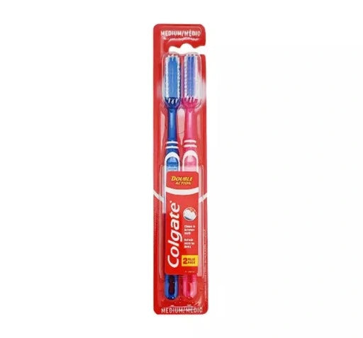 Colgate Double Action Toothbrush Twin Pack