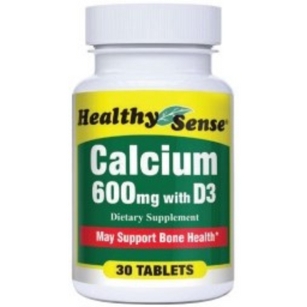 Healthy Sense Calcium 600mg Tablets 24's