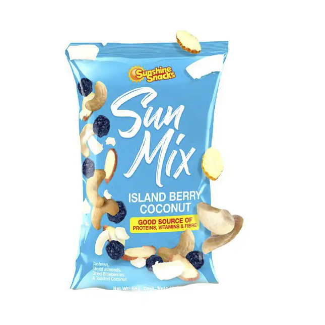 Sunshine Sun Mix Island Berry Coconut 55g