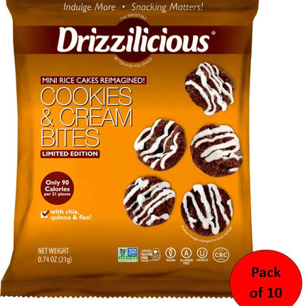 Drizzilicious Mini Rice Cakes Variety Pack 21g