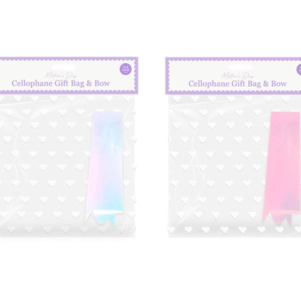 Mother's Day Cellophane Gift Bag & Giant Bow