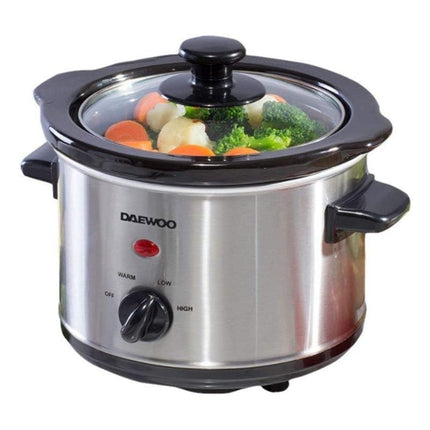 Daewoo Stainless Steel Slow Cooker 1.5L