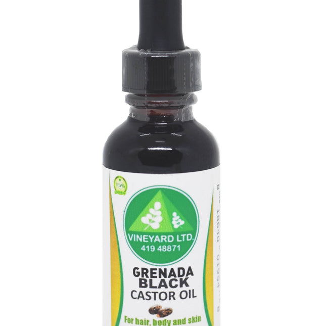 Vineyard Black Castor Oil 1oz Hot Press