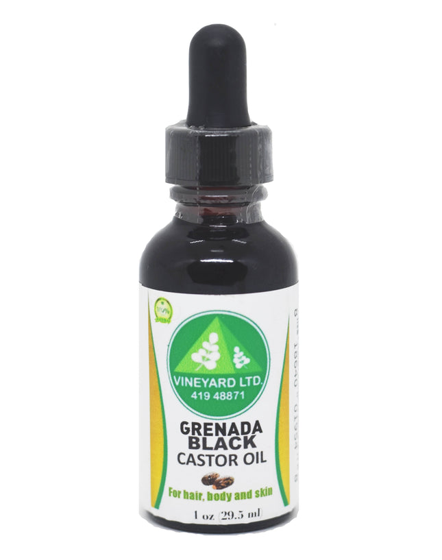 Vineyard Black Castor Oil 1oz Hot Press