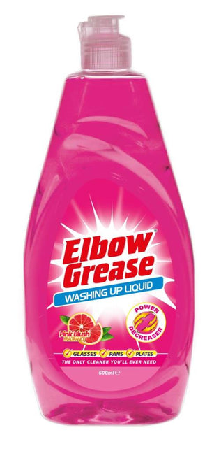 Elbow Grease Washing Up Liquid Pink 600ml