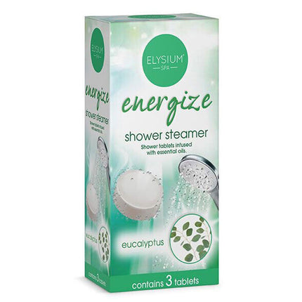Elysium Spa Eucalyptus Energize Shower Steamer Tablets 3pk