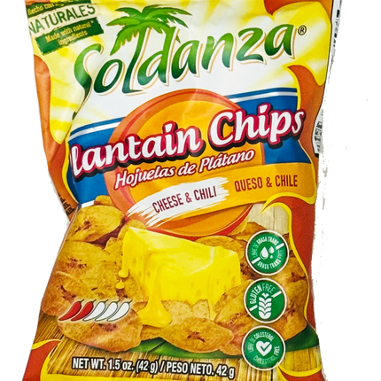 Soldanza Plantain Chips Cheese & Chili 42g