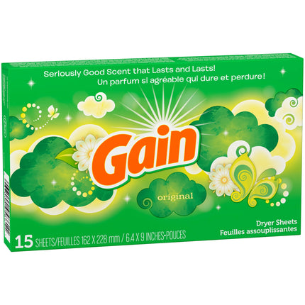 Gain Dryer Sheets Original 15ct