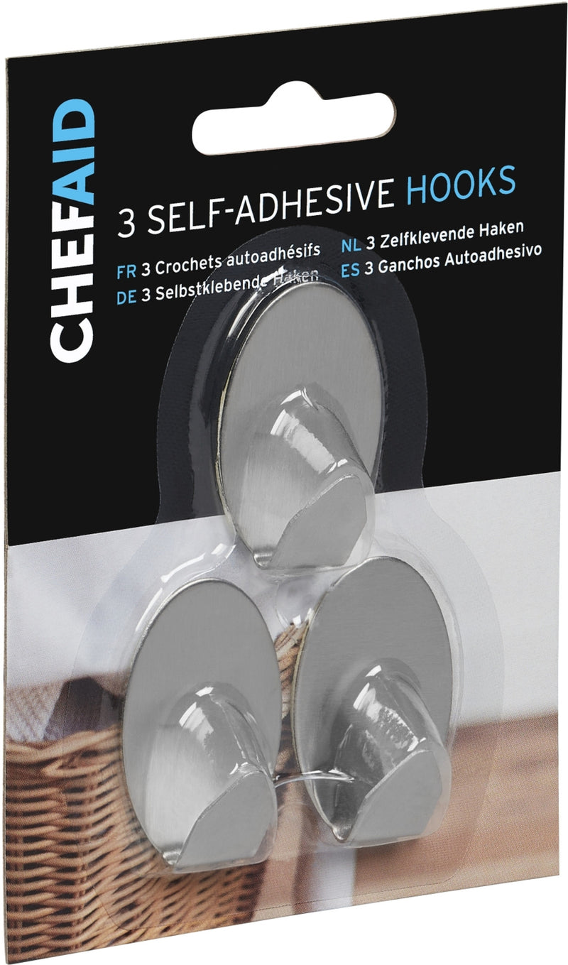 Chef Aid Stainless Steel Hooks 3pk