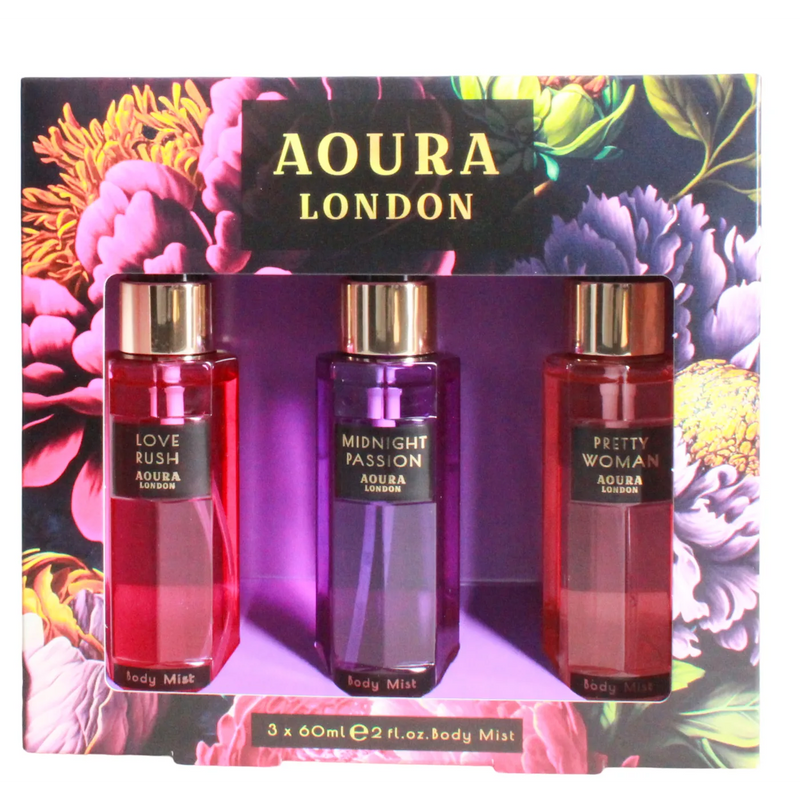 Aoura Trio Body Mist Set 3pc