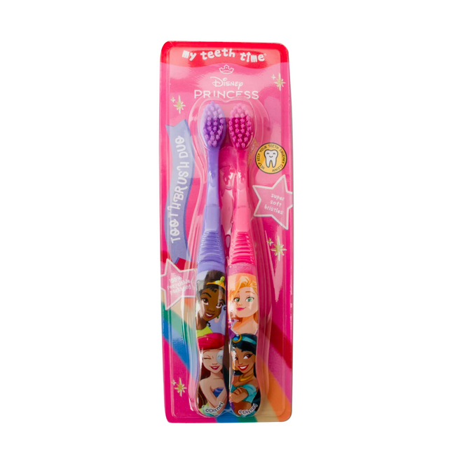 DISNEY PRINCESS TOOTHBRUSG DUO - MY TEETH TIME