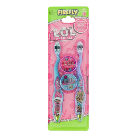 Firefly L.O.L Surprise Twin Pack Tooth Brushes & Caps