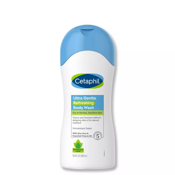 Cetaphil Refreshing Body Wash Sensitive 16.9oz