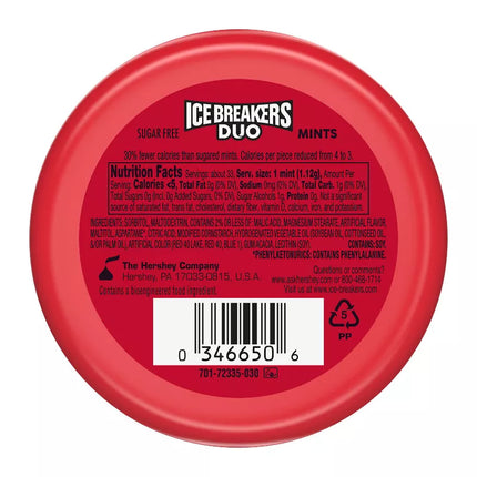 Ice Breakers Duo Fruit +Cool Strawberry