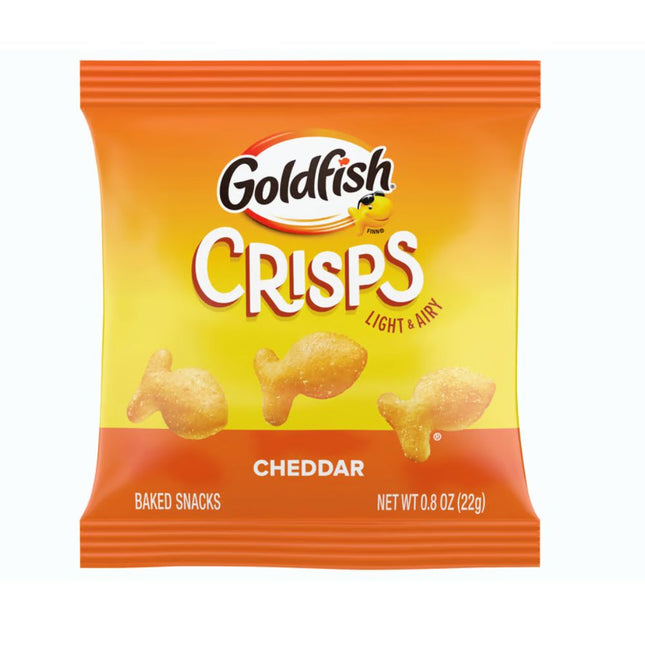 Pepperidge Farm Goldfish Crisps Baked Snacks Cheddar 22g