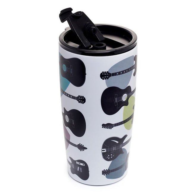 Reusable Insulated Hot & Cold Guitar Cup 550ml