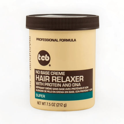 TCB No Base Creme Hair Relaxer Super 7.5oz