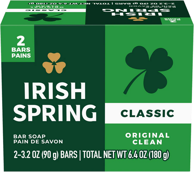 Irish Spring Original Soap 2pk