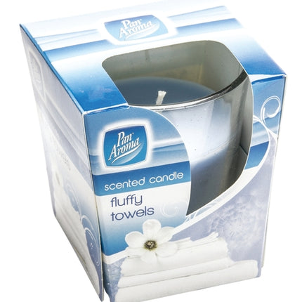 Pan Aroma Scented Glass Candle Pure Cotton