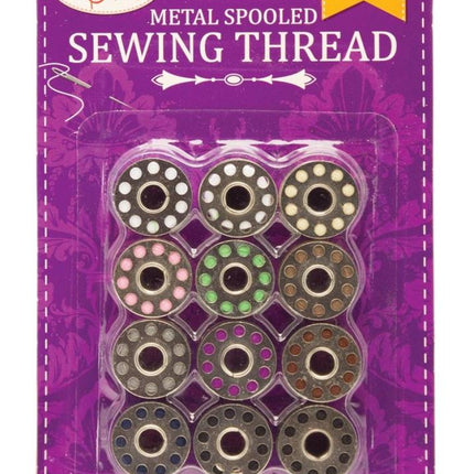 Metal Spooled Sewing Thread 12's