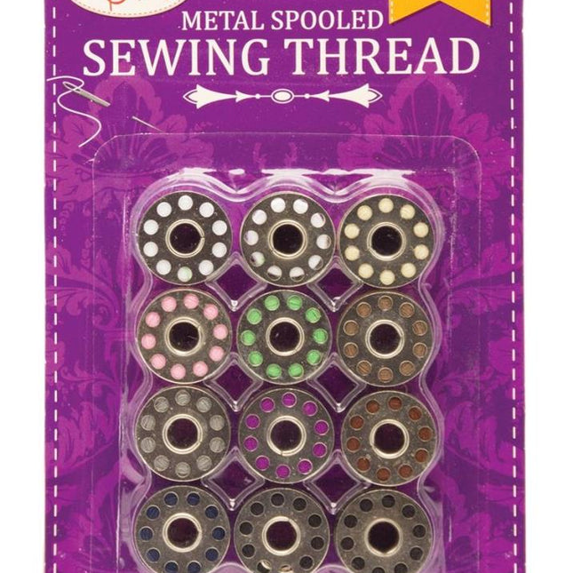 Metal Spooled Sewing Thread 12's