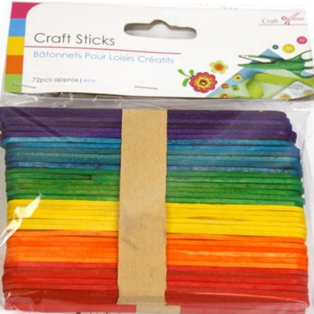 Craft Sticks Coloured 60's