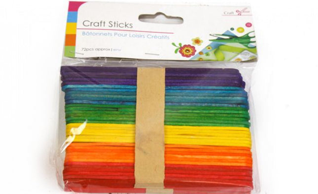 Craft Sticks Coloured 60's