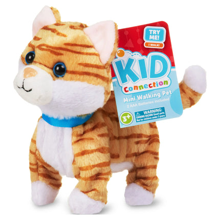 Kid Connection Miniature Electronic Walking Pet Orange Cat