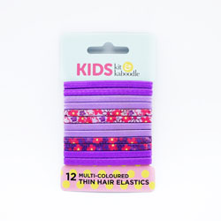 Kit & Kaboodle Hair Elastics Thin 12pk
