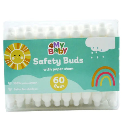 4 My Baby Safety Cotton Buds Paper Stems 60's