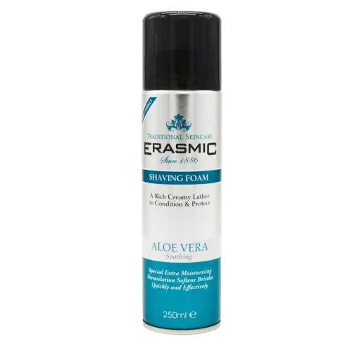 Erasmic Shaving Foam Aloe Vera 250ml