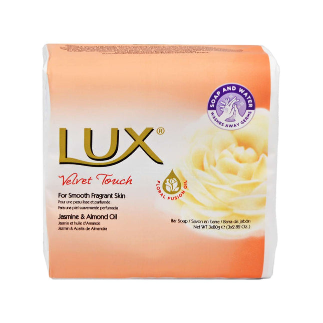 Lux Bath Soap Velvet Touch 3x80g