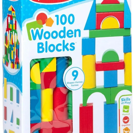 Melissa & Doug 100 Wooden Blocks