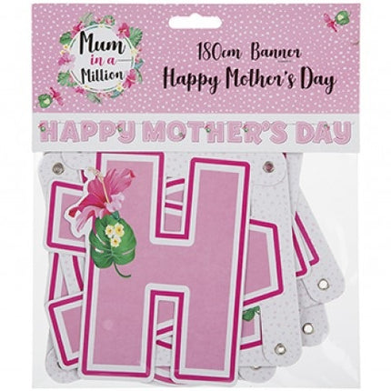 Happy Mothers Day Banner 180cm