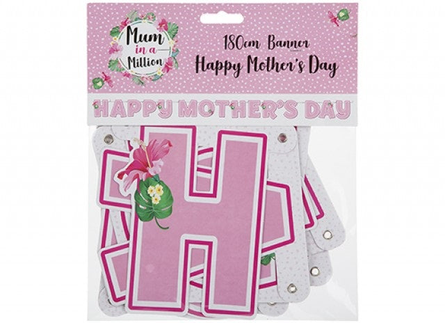 Happy Mothers Day Banner 180cm