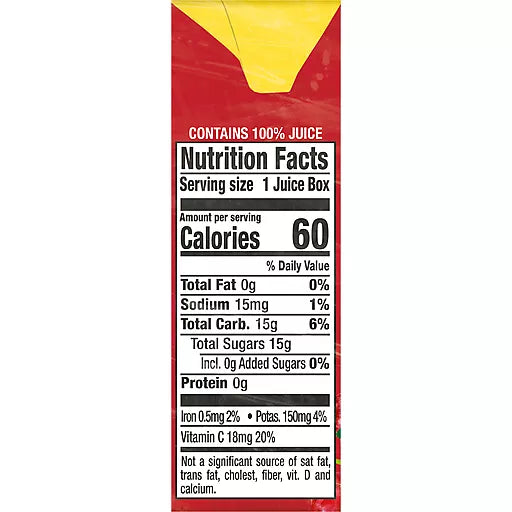 Motts Fruit Punch 100%juice 125ml